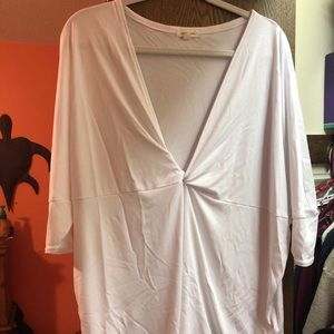 Urban Outfitters white flowy shirt